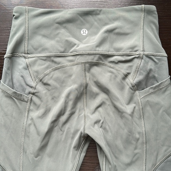 lululemon athletica Pants - Lululemon green pocket leggings